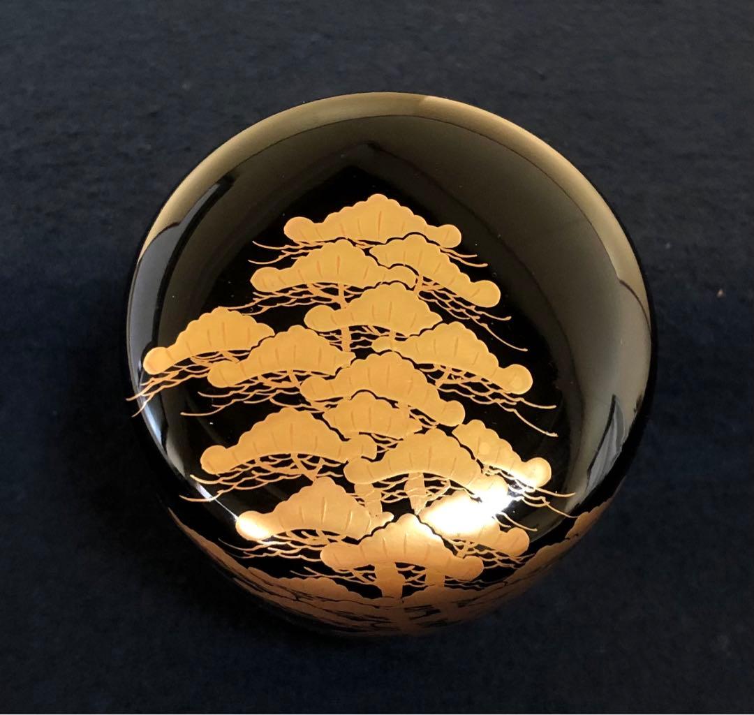 《R》茶道具 棗 道場宗廣作 木製漆器 共箱　260109き2