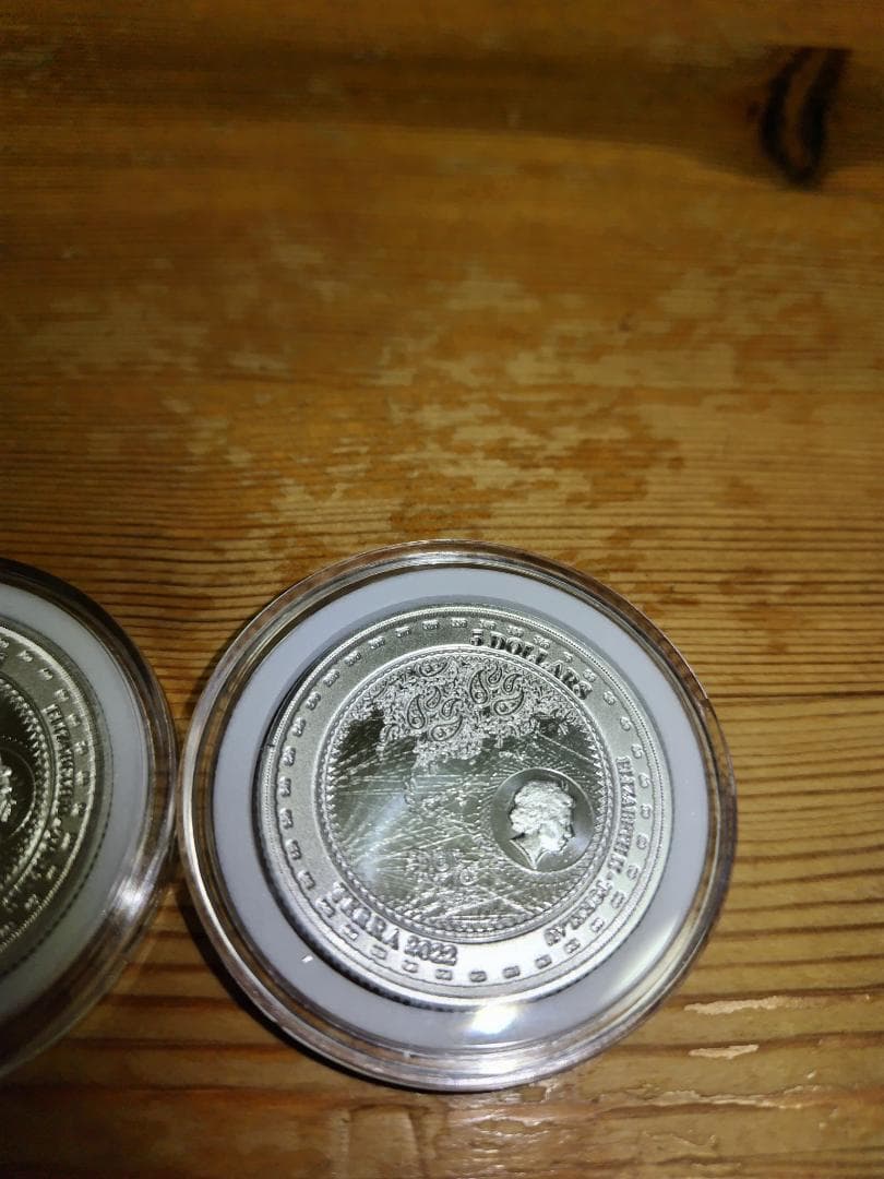 2022 トケラウ「地球・テラ」純銀 1オンス 銀貨 2枚