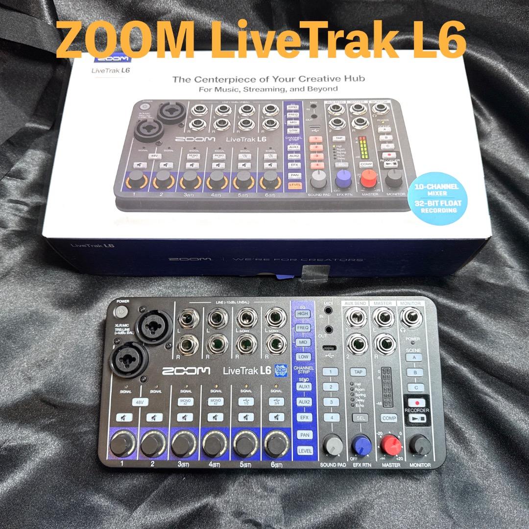 ZOOM LiveTrak L6 デジタルミキサー/オーディオインターフェイス