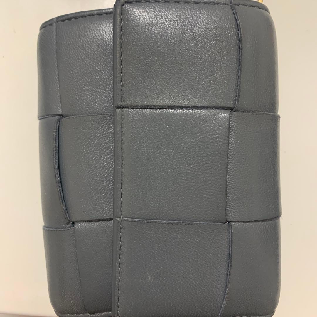 【美品】BOTTEGA VENETA マキシイントレチャート 三つ折り財布