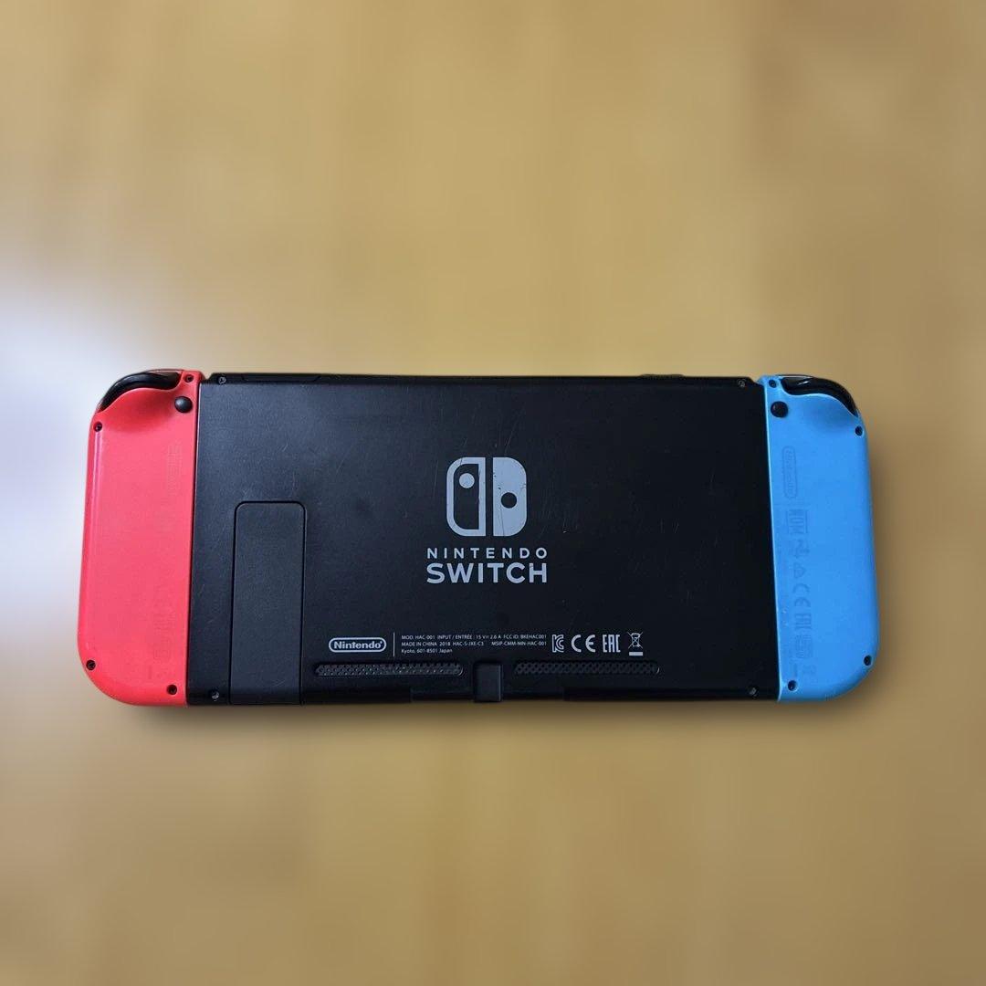 Nintendo Switch 本体 青/赤 充電器付き