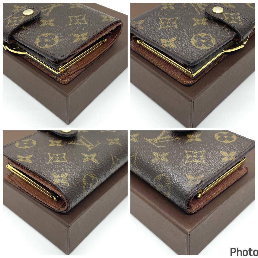 ルイヴィトン モノグラム 新型モデル ポルトモネヴィエノワ がま口財布