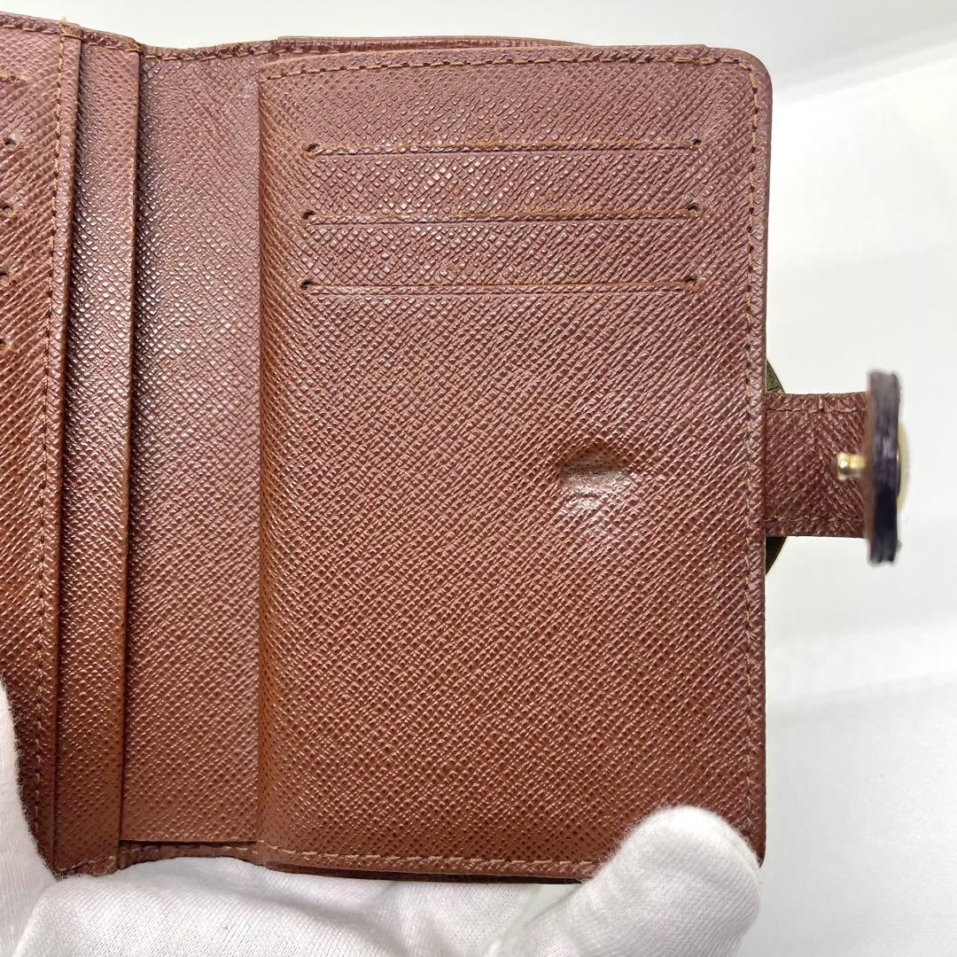 ルイヴィトン モノグラム 新型モデル ポルトモネヴィエノワ がま口財布