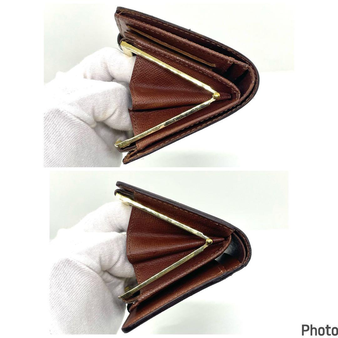 ルイヴィトン モノグラム 新型モデル ポルトモネヴィエノワ がま口財布