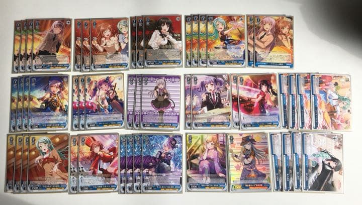 【値下げ交渉可能！】ヴァイスシュヴァルツ デッキ バンドリセット（バラ売り不可）