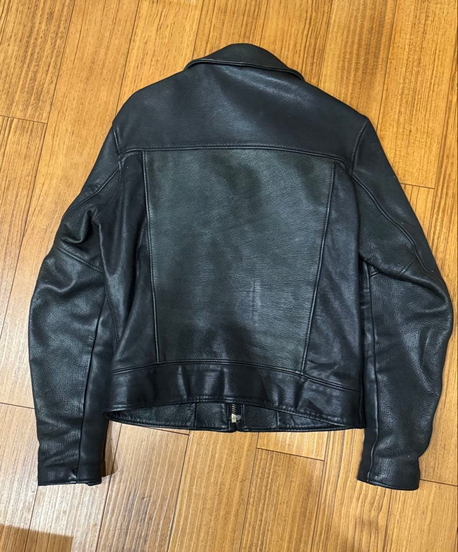 Schott ブラック レザージャケット シングルライダース