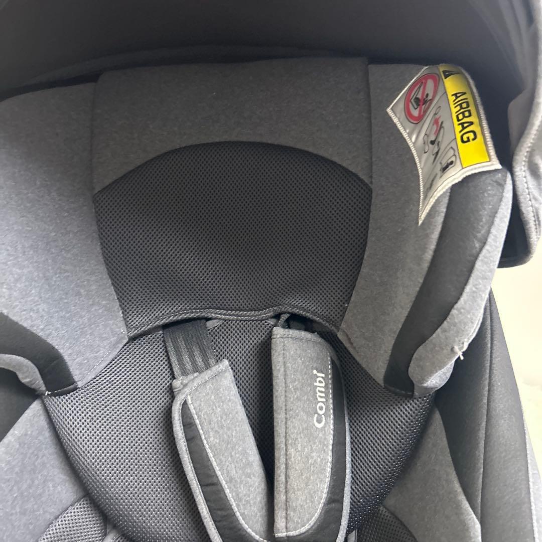 【美品】コンビクルムーヴ ISOFIX JJ-650 チャイルドシート　グレー