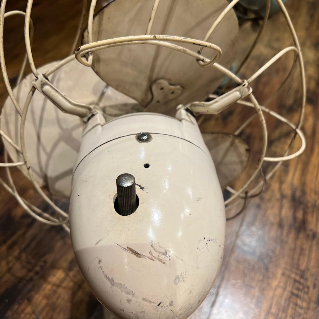 HITACHI レトロ扇風機 クリーム色