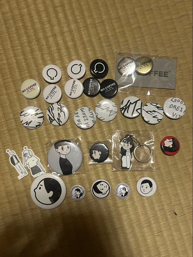 NO COFFEE ハシヅメユウヤ　長場雄　MOGNO6 ピンバッジセット