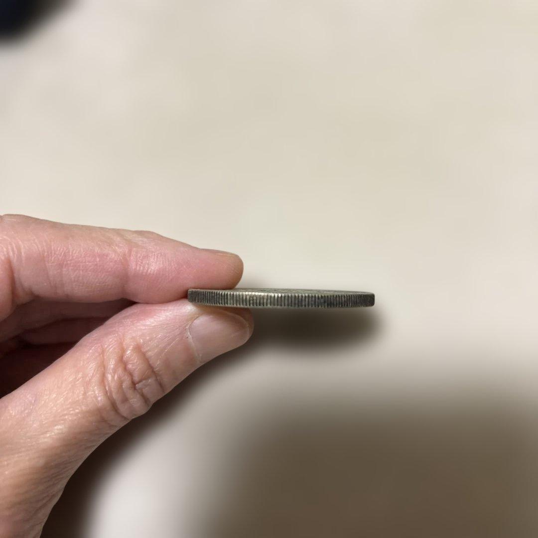 明治22年一圓銀貨、1円銀貨