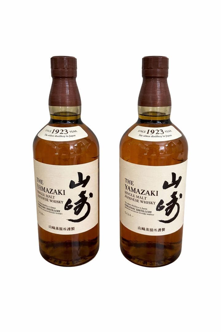 山崎 シングルモルト ウイスキー 700ml 2本セット ノンエイジ 国産 正規