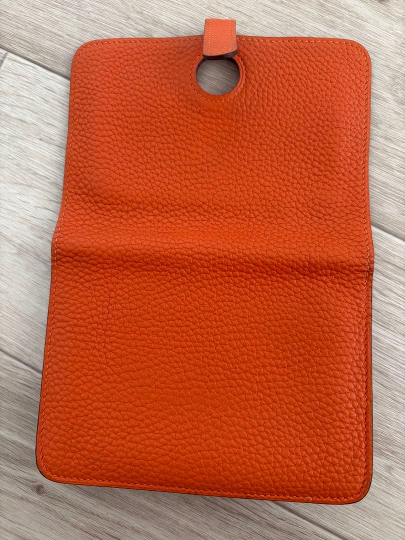 エルメス　ドゴン　コンパクト　二つ折り財布