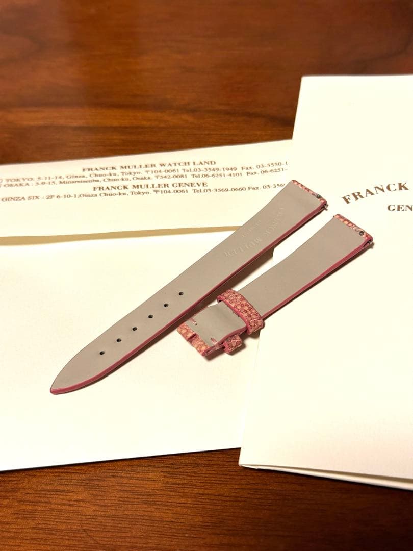 限定販売 フランクミュラー 1752QZ エイ革ベルト