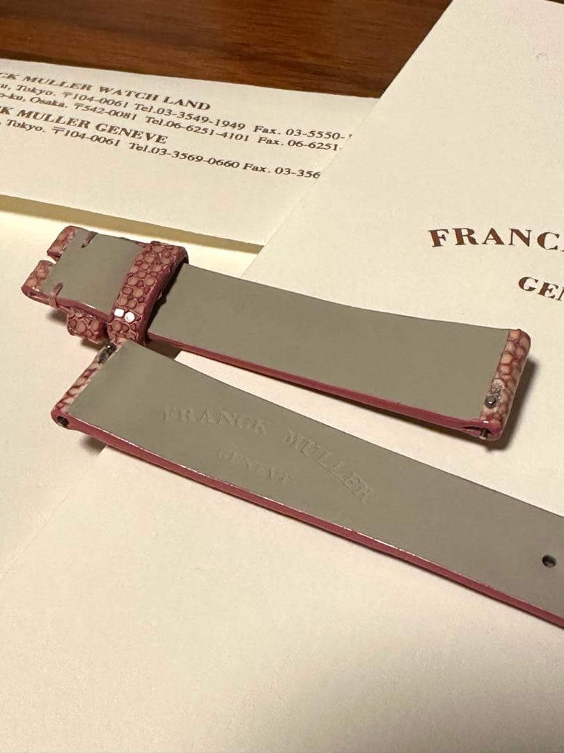 限定販売 フランクミュラー 1752QZ エイ革ベルト