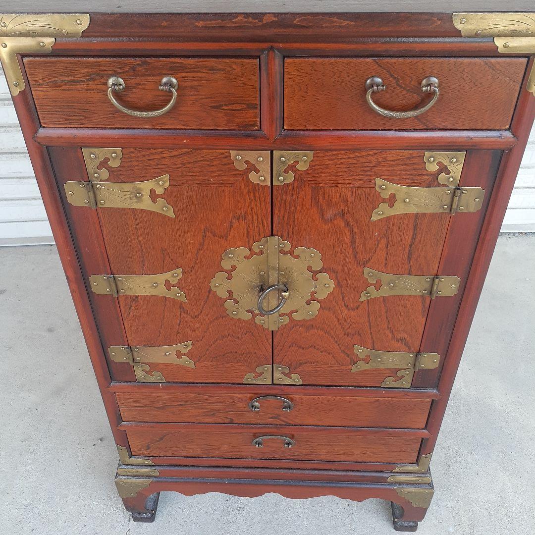 韓国　アジアン家具　サイドボード　箪笥　引き出し