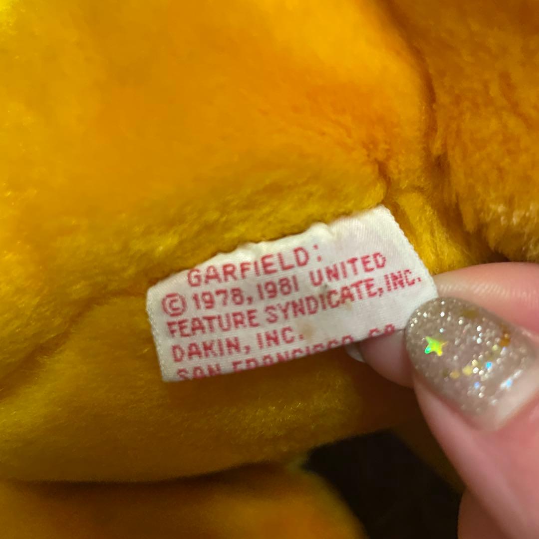 ヴィンテージ　ガーフィールド ぬいぐるみ 約45cm
