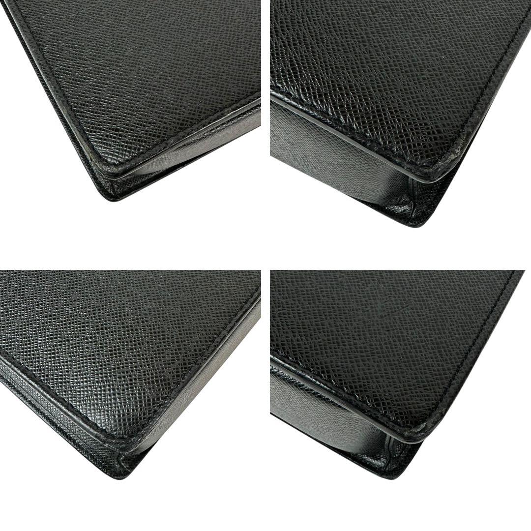 【極美品】ルイヴィトン タイガ ビジネスバッグ 黒 ブリーフケース 営業鞄 本革