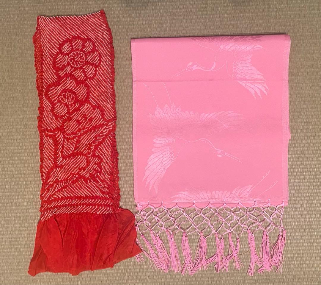 人気色⭐︎ 七五三 7歳 正絹 フルセット