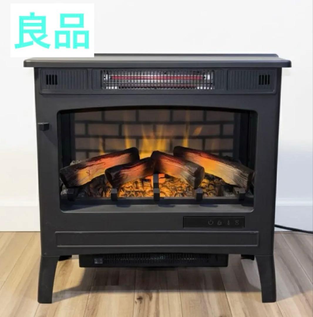【良品】大型 暖炉型ファンヒーター DFI-5010-01 パワーヒート 炎演出