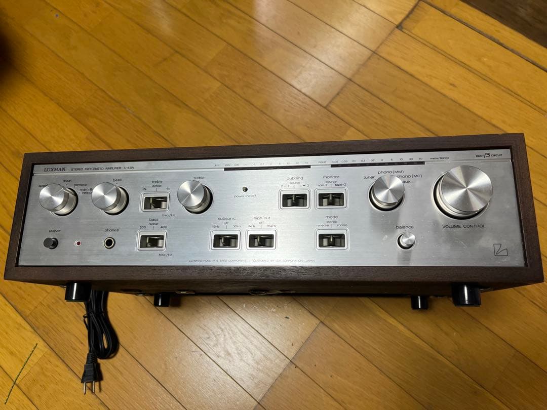 LUXMAN プリメインアンプ L-48Aオーディオ機器