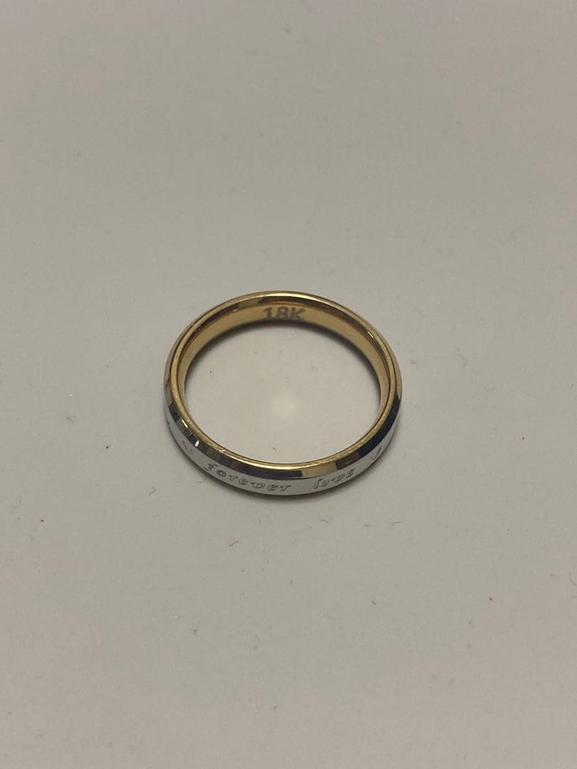 遺品整理18K刻印リング 3.4g