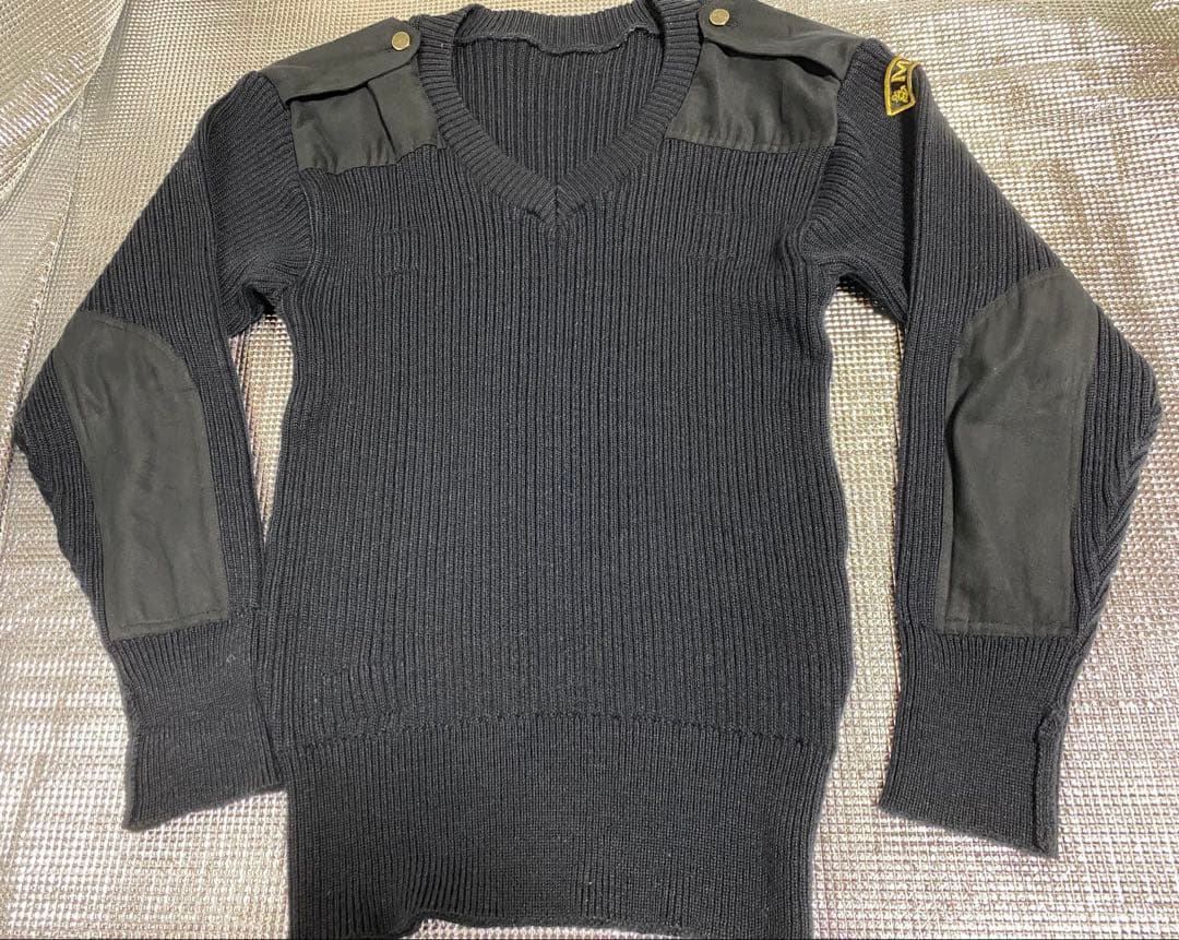 海上自衛隊　簡易セーター　Lサイズ黒　宮地洋服店　ミヤジ　呉　江田島　佐世保