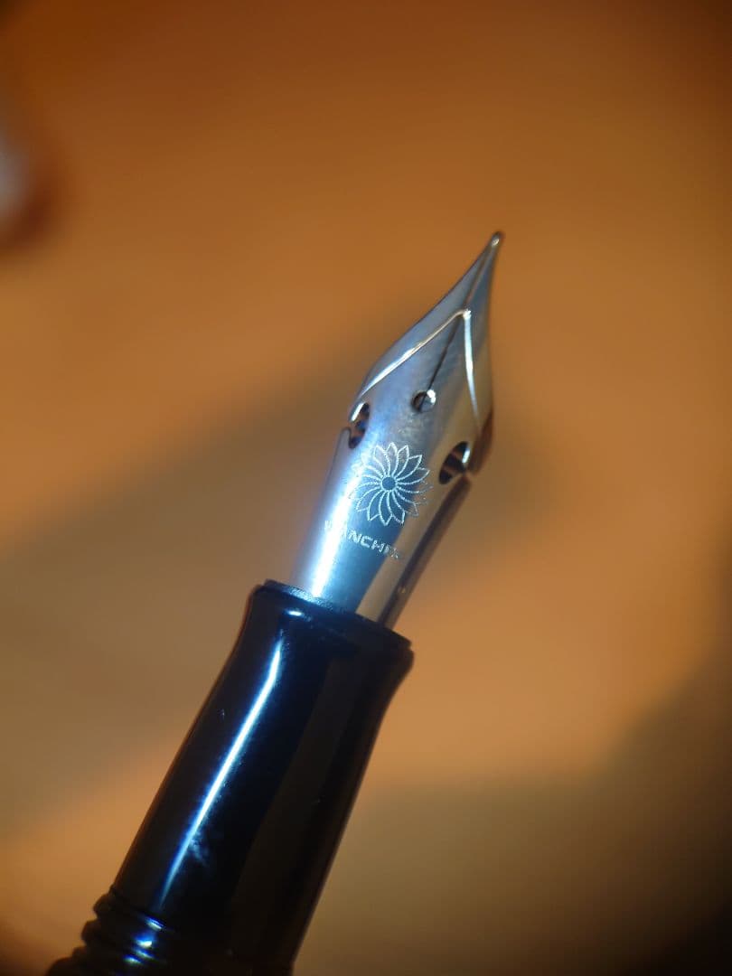 WANCHER　世界樹漆　フレックスニブ　字幅F 細字　万年筆