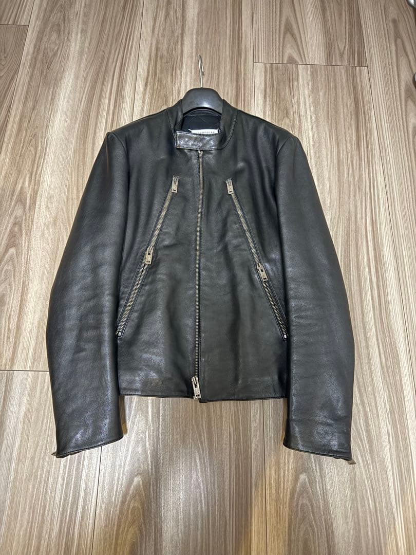 17AW ハの字 ライダースジャケット シングルライダース S50AM0307