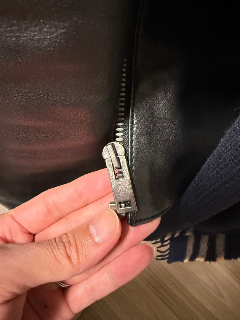 17AW ハの字 ライダースジャケット シングルライダース S50AM0307