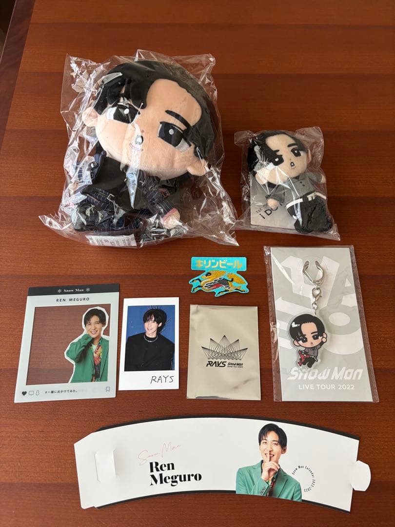 <Man>公式グッズ目黒蓮さん7点セット