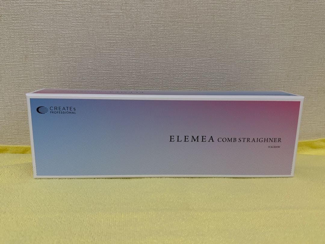 【新品】ELEMEA COMB STRAIGHTNER ストレートヘアアイロン