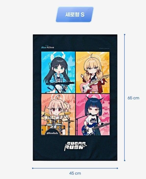 韓国版ブルーアーカイブ はまじあきコラボ放課後スイーツ部 布ポスター2種セット