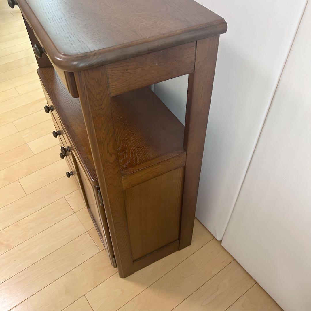 飛騨産業　サイドボード　キャビネット　アンティーク　電話台　ラック　レトロ