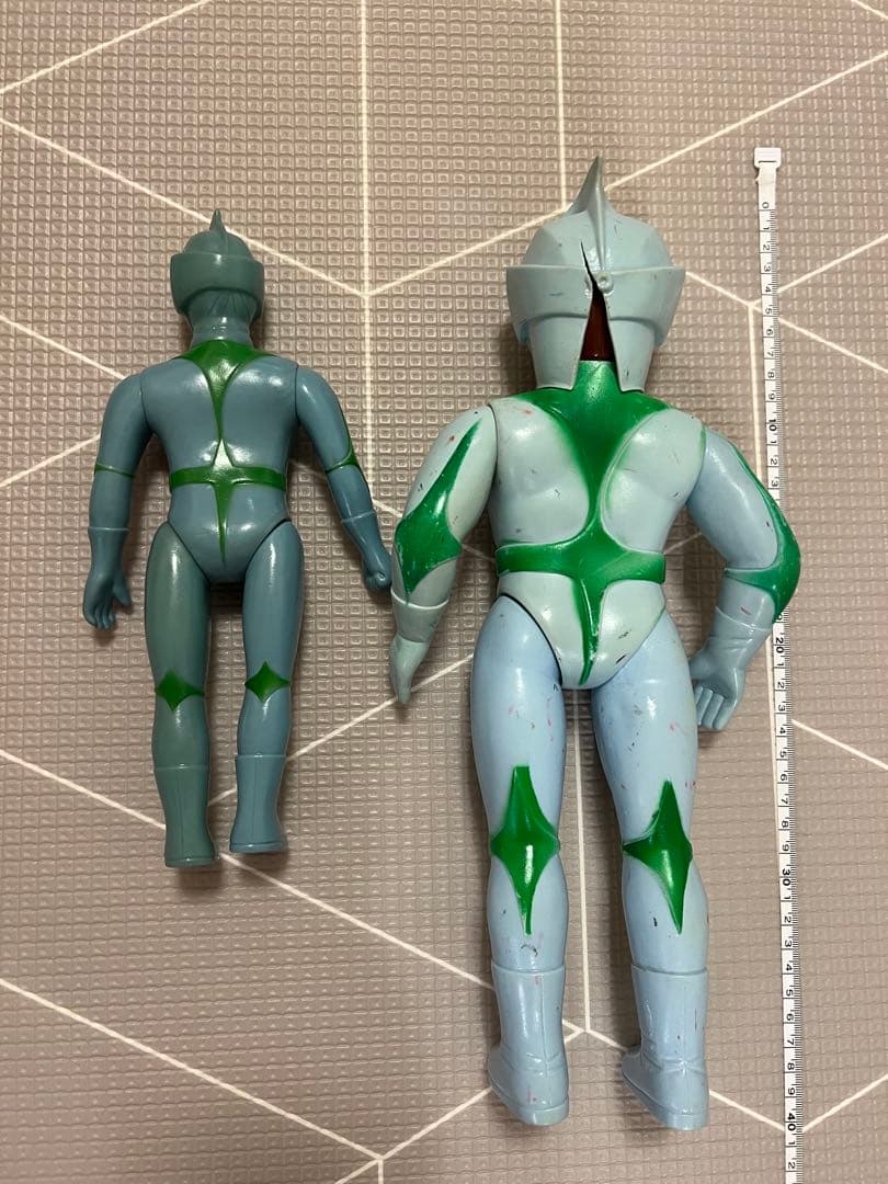 最終値下げ！【当時物】ミラーマン　面取れソフビ　パチ　ジャンボサイズ約37cm