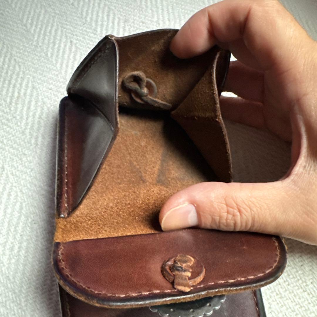 ゴローズ　二つ折り財布　こげ茶