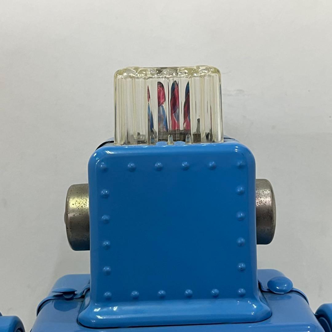 HAHATOY スモーキング スペースマン ブリキロボット 玩具 青