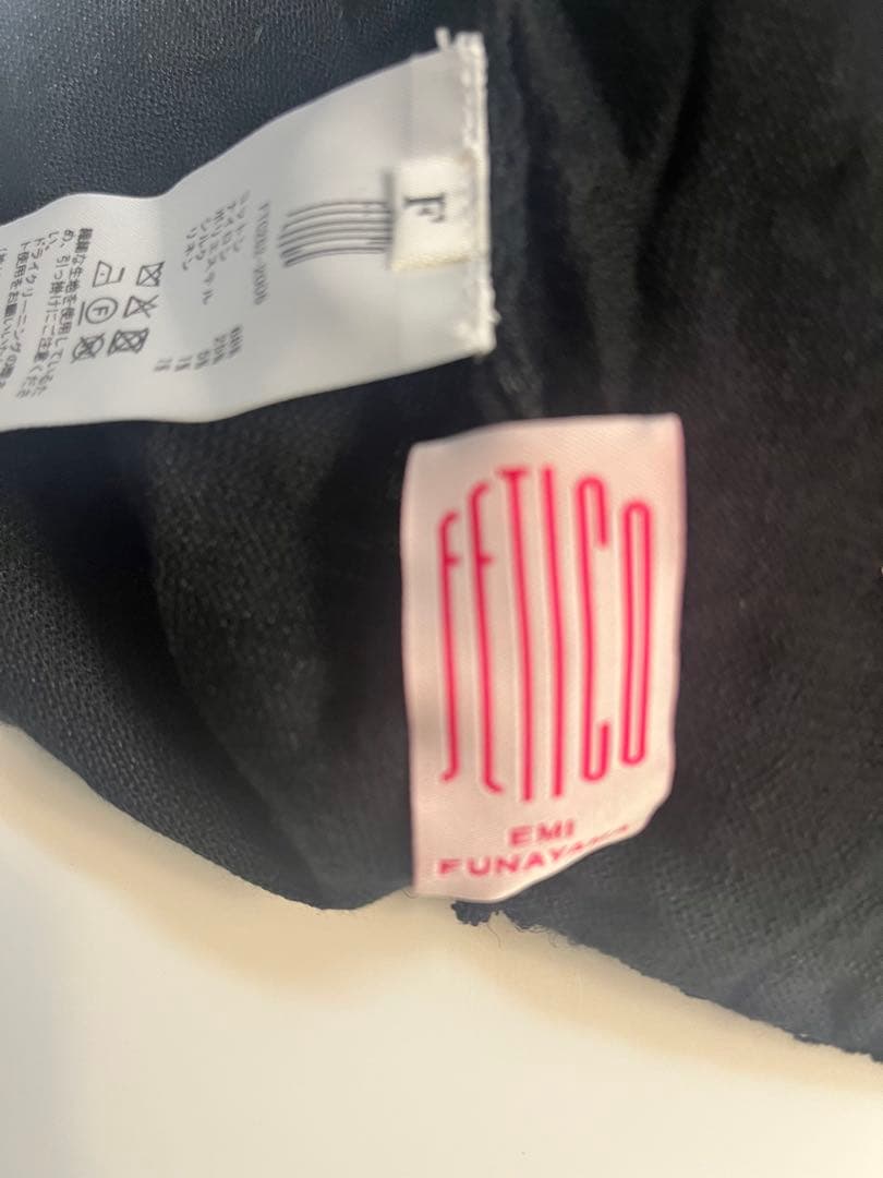 帽子 FETICO HAND-KNITTED ROSE BEANIE