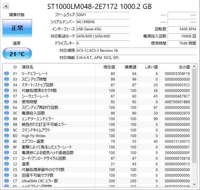✨4個セット✨HDD 1000GB✨大容量1TB✨2.5インチ✨01-01