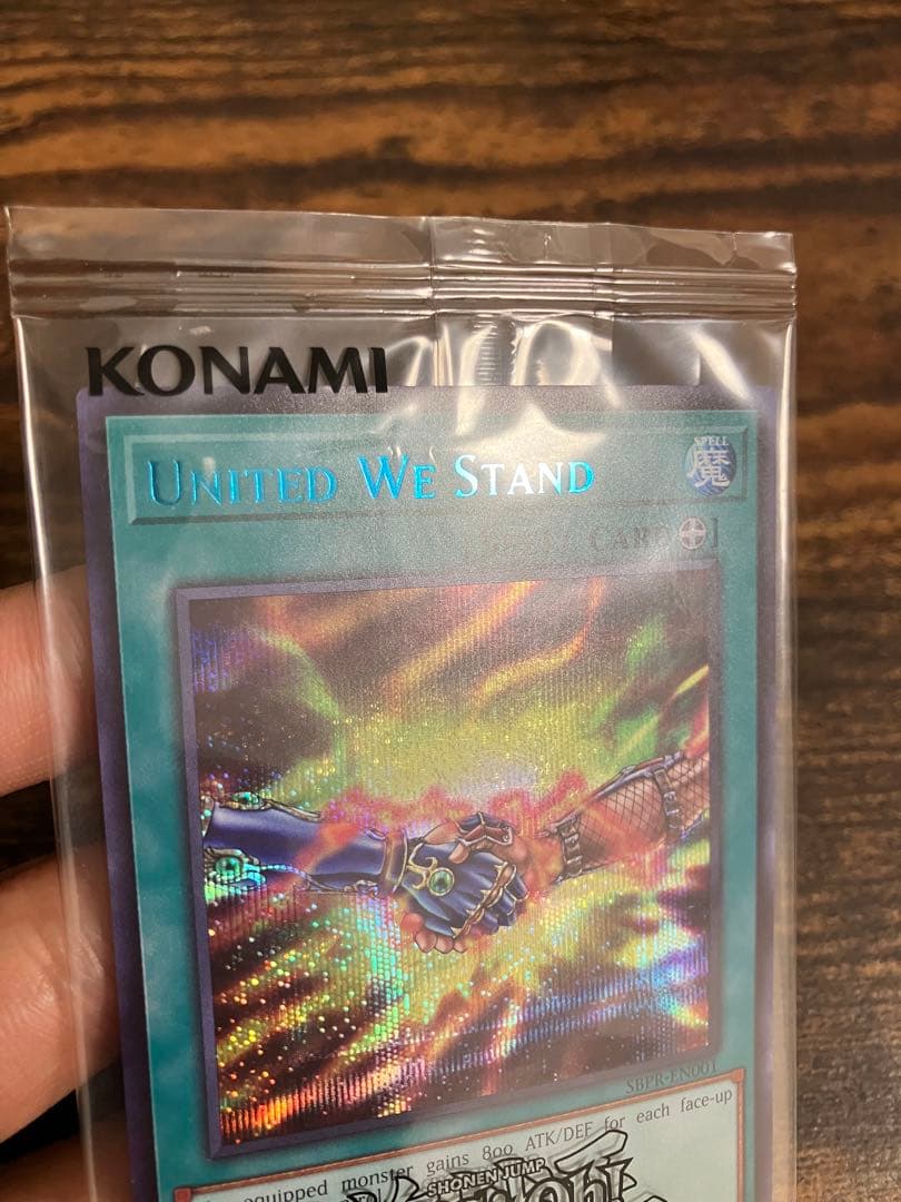 【未開封】　遊戯王　団結の力　英語版　ブルーシークレット　ブルシク　限定300枚