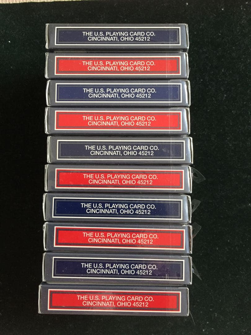 [絶版 新品未使用]復刻版バイスクル ビンテージバック赤青各1個