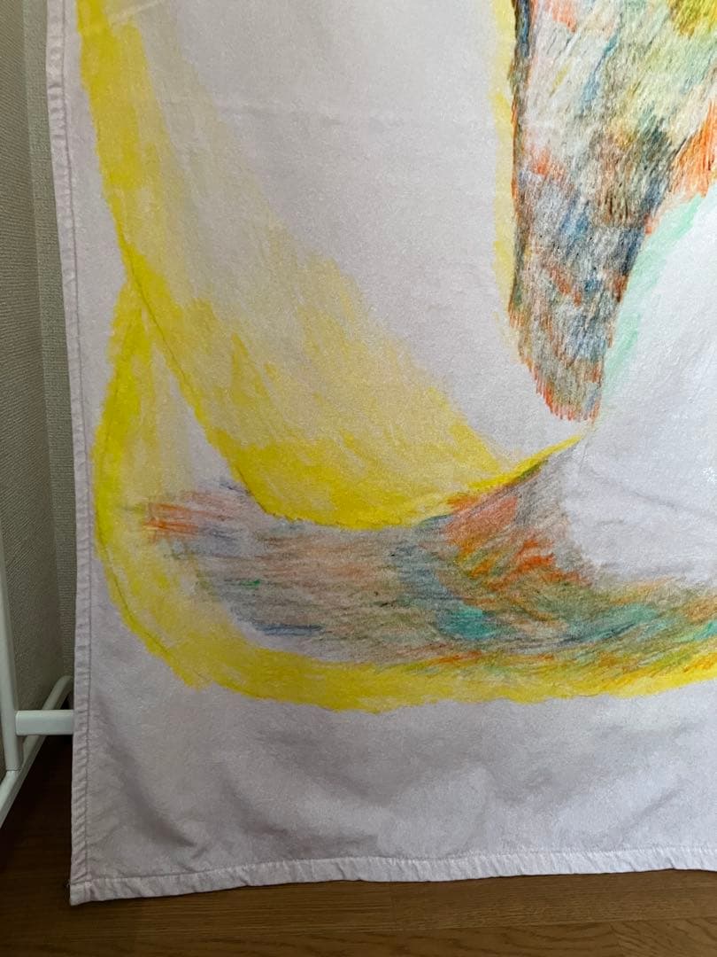 「穏やかな猫タオルケット」カネコアヤノ