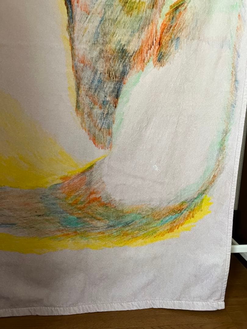 「穏やかな猫タオルケット」カネコアヤノ