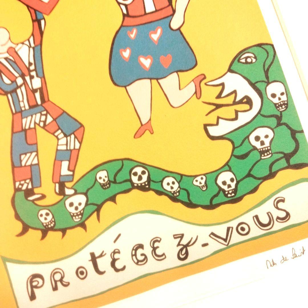 ☆ ニキ·ド·サンファル シルクスクリーン