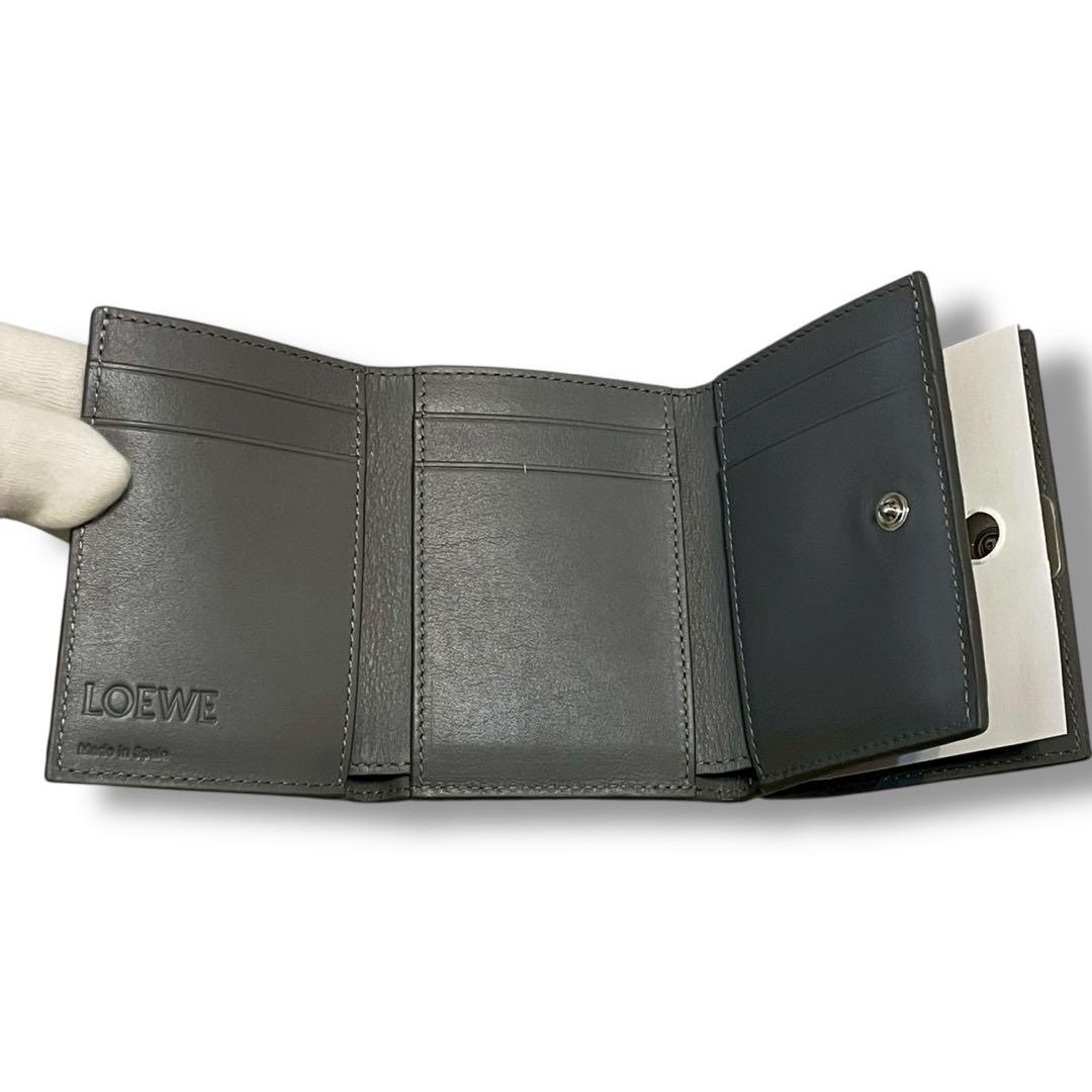 #*o様 【新品】ロエベ アナグラムトライフォールドウォレット 3つ折り財布 グ