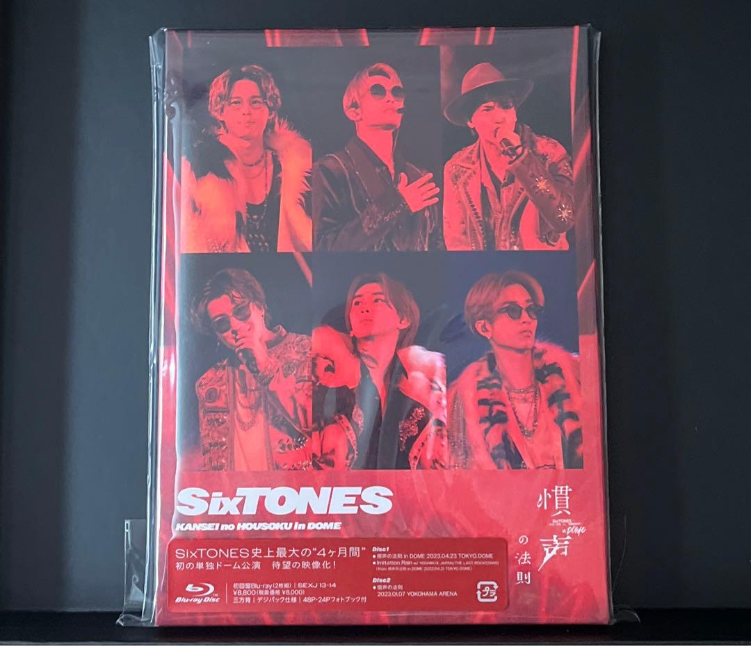 【美品】SixTONES 慣性の法則 初回盤 Blu-ray(2枚組)