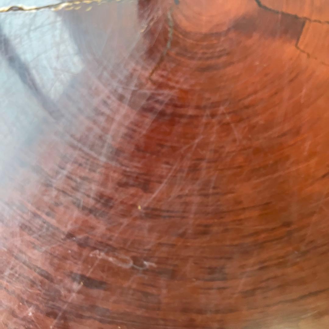 昭和レトロ 銘木 欅材 一枚板 大型座卓 円卓 センターテーブル サイドテーブル