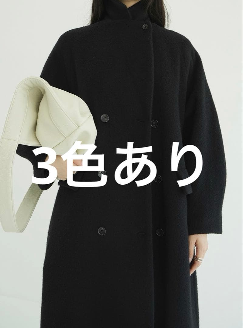 ジャケット・アウター CLANE DOUBLE WOOL LONG COAT
