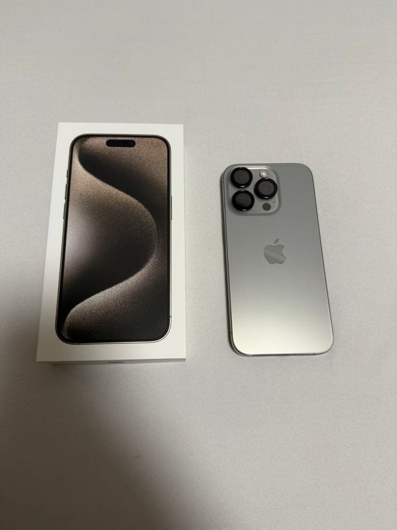 【超美品】SIMフリー修理歴無し/Apple iPhone15Pro 256GB
