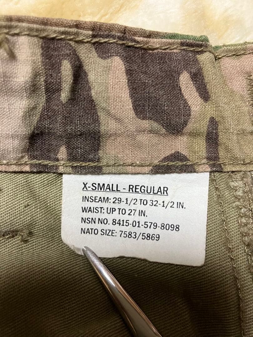 黒　米軍実物　10's ⑤⑧ マルチカモBDU