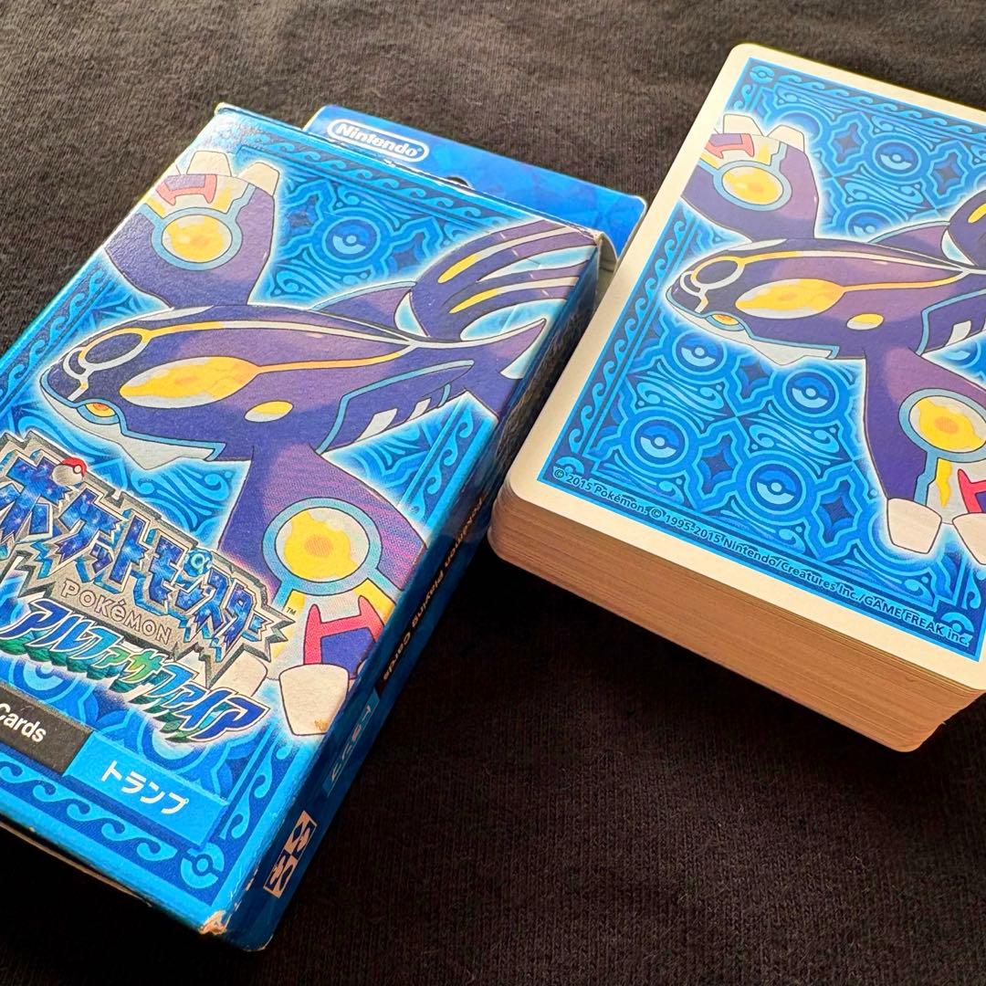 ポケモン　希少品　トランプ　カイオーガ　アルファサファイア